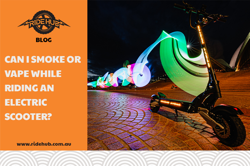 Can I Smoke or Vape While Riding an Electric Scooter?